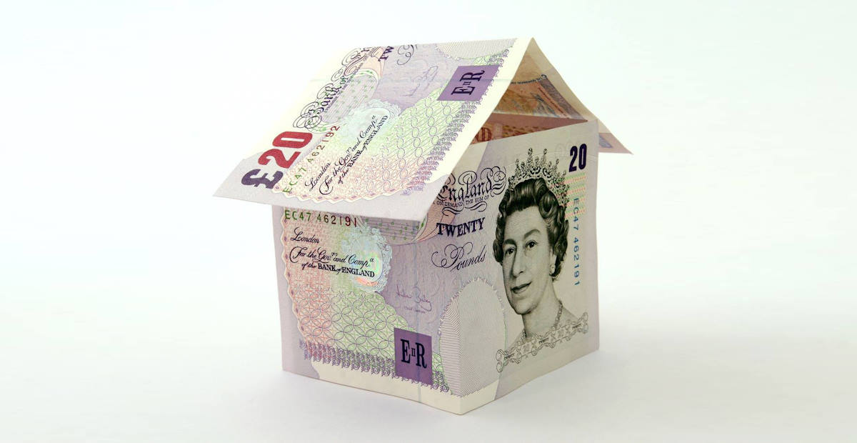 UK money used for mortgage affordability concept